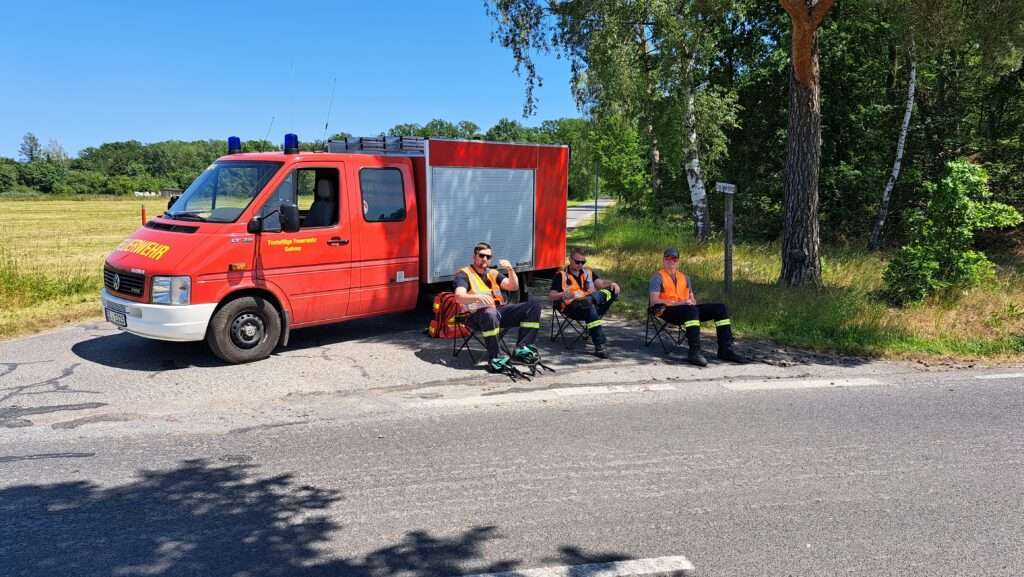 Die Kameraden der Feuerwehr Goßmar
