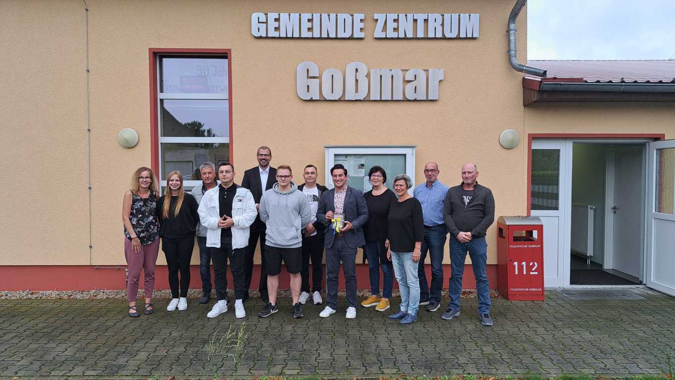 So oft kommt das im Jugendklub Goßmar auch nicht vor.